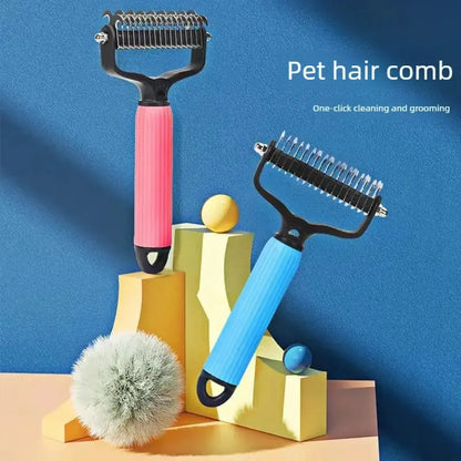 Zorello™ Dual-Sided Deshedding & Detangling Comb