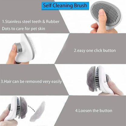 Zorello™ Self-Cleaning Slicker Brush