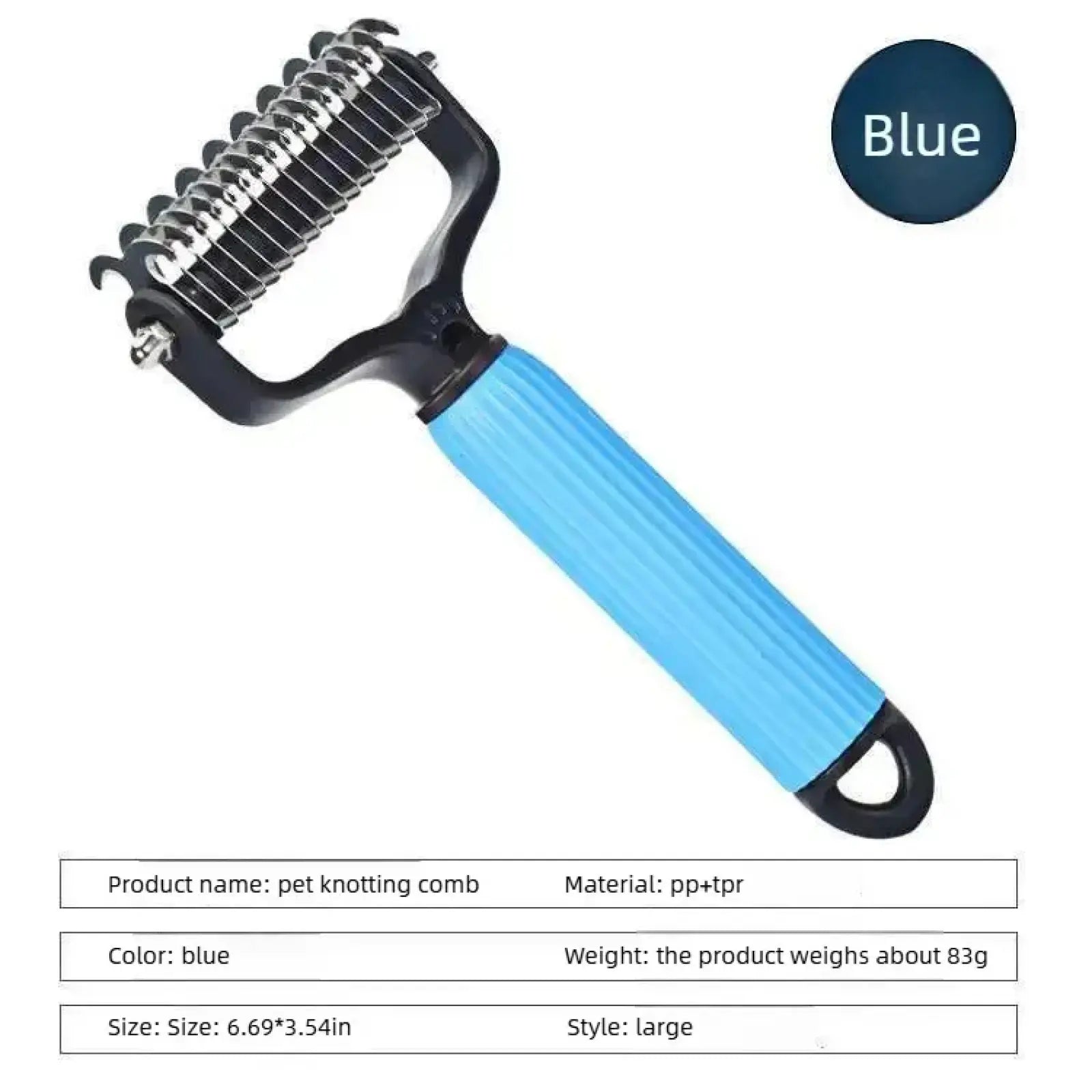 Zorello™ Dual-Sided Deshedding & Detangling Comb