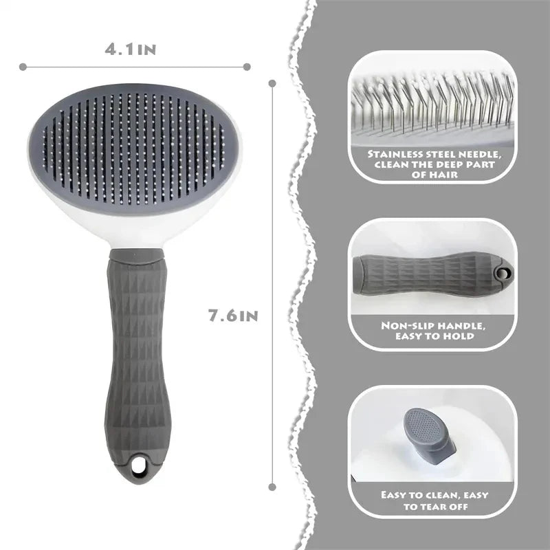 Zorello™ Self-Cleaning Slicker Brush